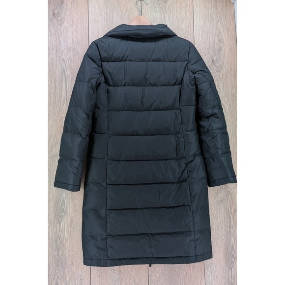 United Colors of Benetton Black Down Puffer Coat Women's Small - Picture 2 of 7